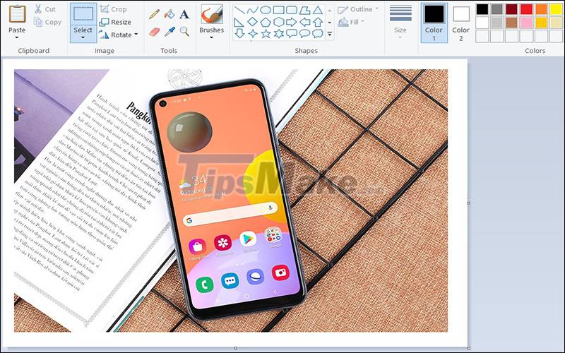 Instructions on how to use Paint to draw and edit images on the computer Picture 24