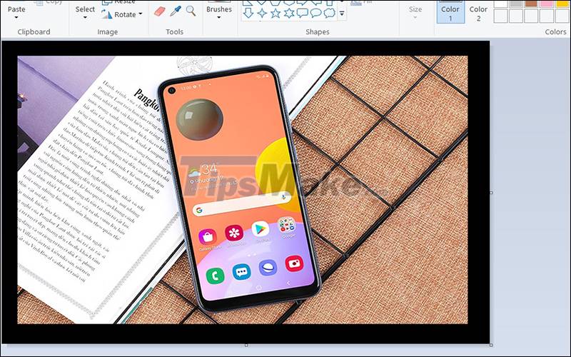 Instructions on how to use Paint to draw and edit images on the computer Picture 25