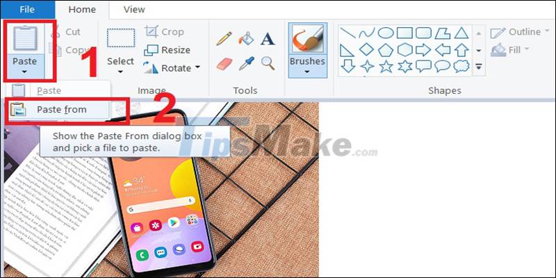 Instructions on how to use Paint to draw and edit images on the computer Picture 39
