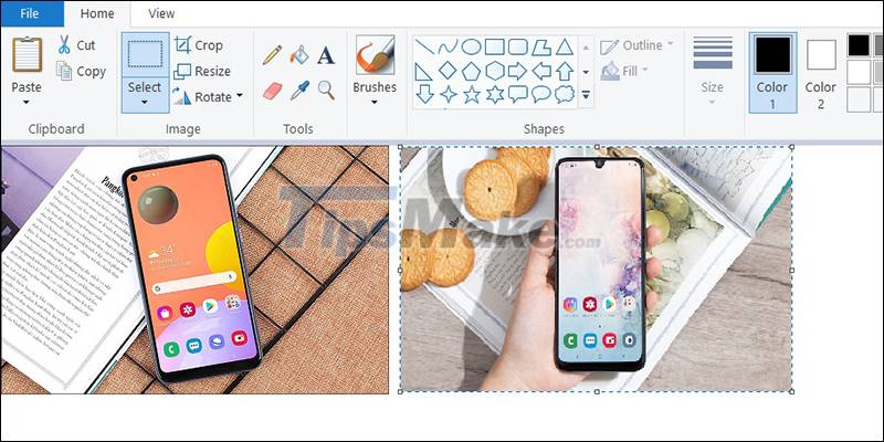 Instructions on how to use Paint to draw and edit images on the computer Picture 41