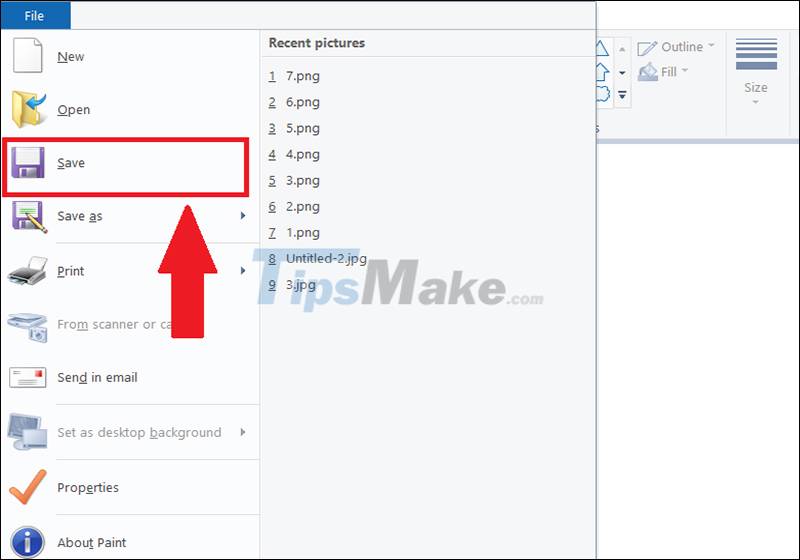 Instructions on how to use Paint to draw and edit images on the computer Picture 9