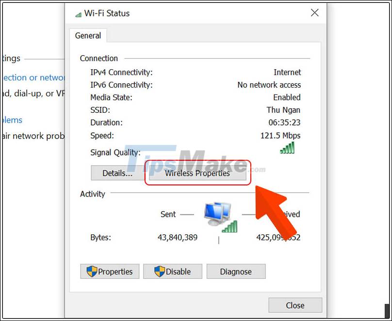 Instructions on how to view Wi-Fi passwords on Windows 10 Picture 8