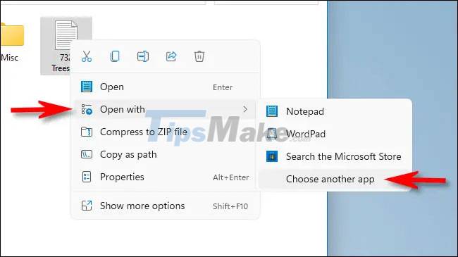 Instructions to set up the default application to open files on Windows 11 Picture 9