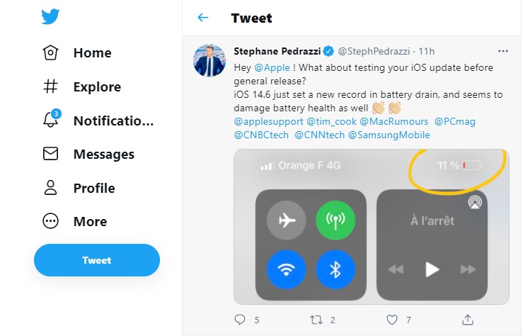 iOS 14.6 causes heat again and drains the battery, follow the instructions below if you encounter it Picture 1