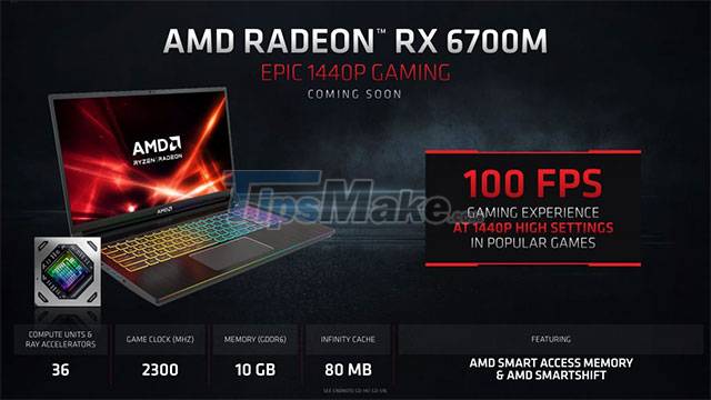 Leaked benchmark results of AMD Radeon RX 6700M 'Navi 22' laptop GPU Picture 2