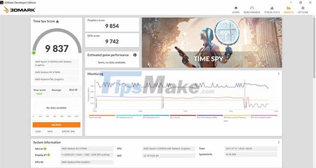 Leaked benchmark results of AMD Radeon RX 6700M 'Navi 22' laptop GPU Picture 4