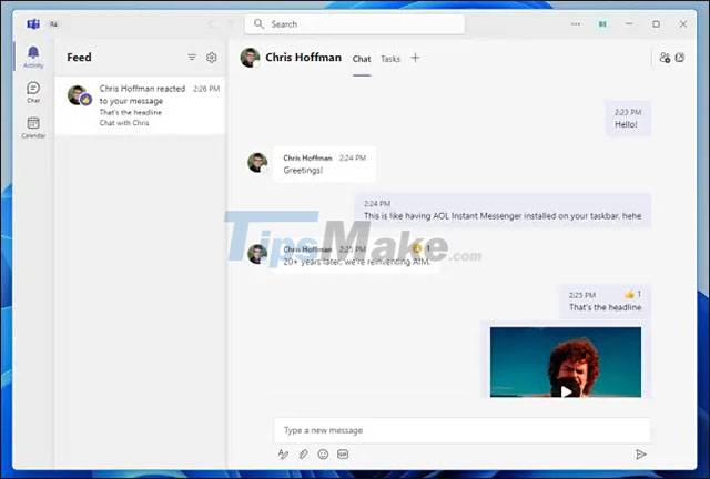 Learn about the new Teams Chat app on Windows 11 Picture 6