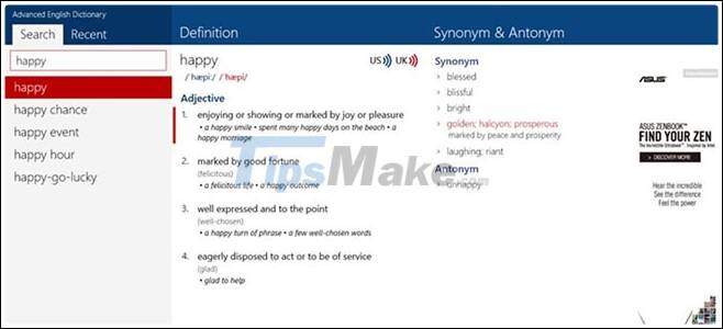 advanced english to english dictionary