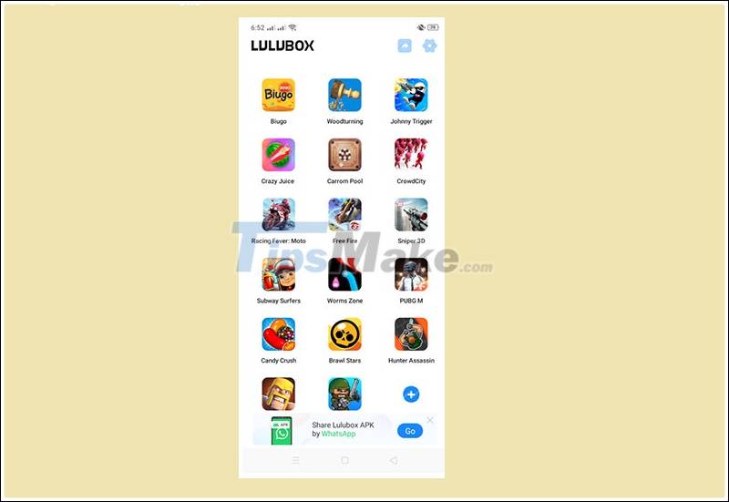 Lulubox 4.9.11: Game management application for Android Picture 1
