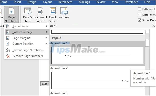 Page numbering steps in Microsoft Word Microsoft Picture 9