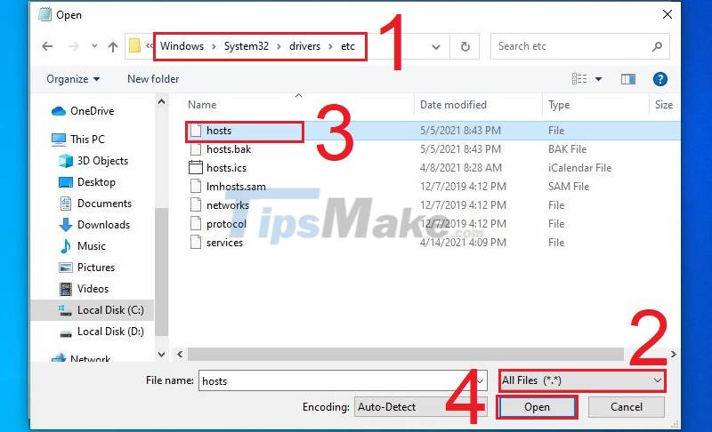 Simple and fast steps to edit Host File on Windows 10 Picture 10