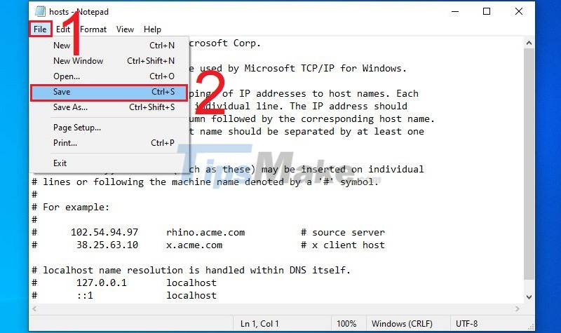 Simple and fast steps to edit Host File on Windows 10 Picture 11