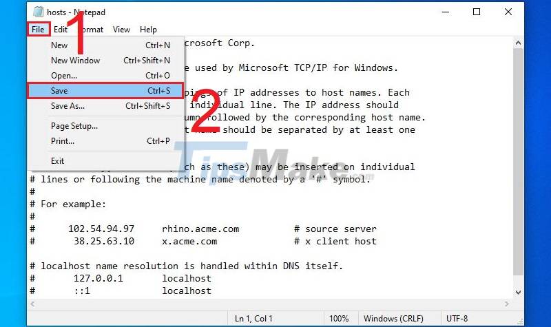 Simple and fast steps to edit Host File on Windows 10 Picture 6