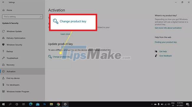 Steps to activate Windows 10 Picture 2