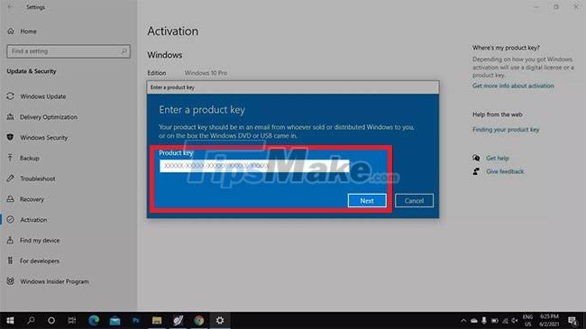 Steps to activate Windows 10 Picture 3