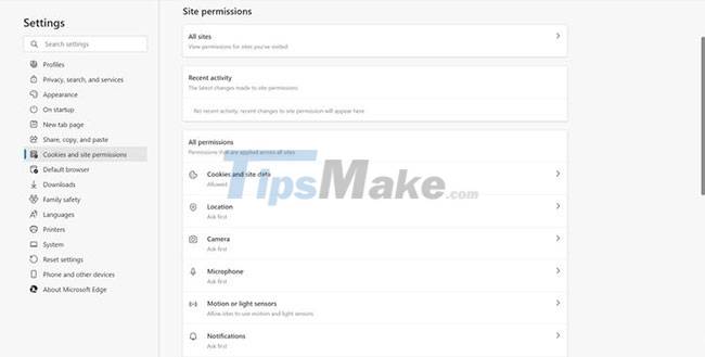 Steps to adjust security settings in Microsoft Edge Picture 3