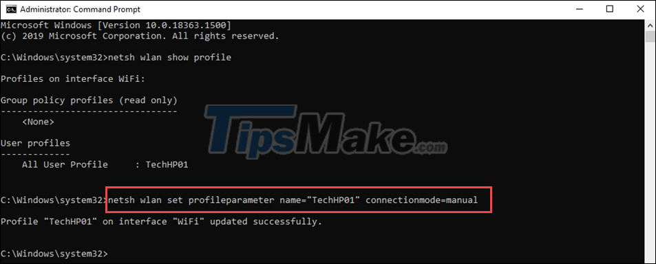 Steps to block Windows 10 from automatically connecting to Wifi Picture 12