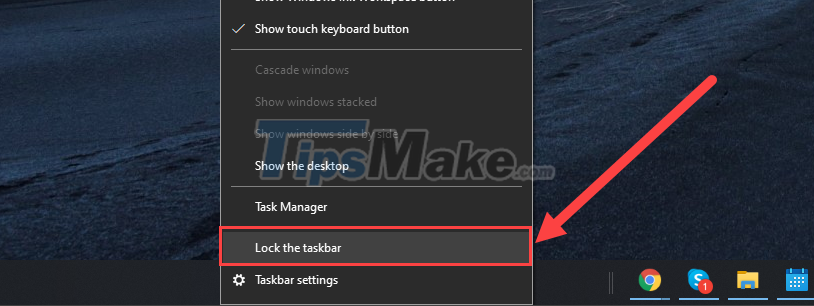 Steps to bring applications on the Taskbar on Windows 10 to the middle of the screen like Windows 11 Picture 8