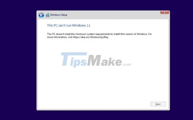 Steps to bypass TPM 2.0 requirement when installing Windows 11 Picture 1