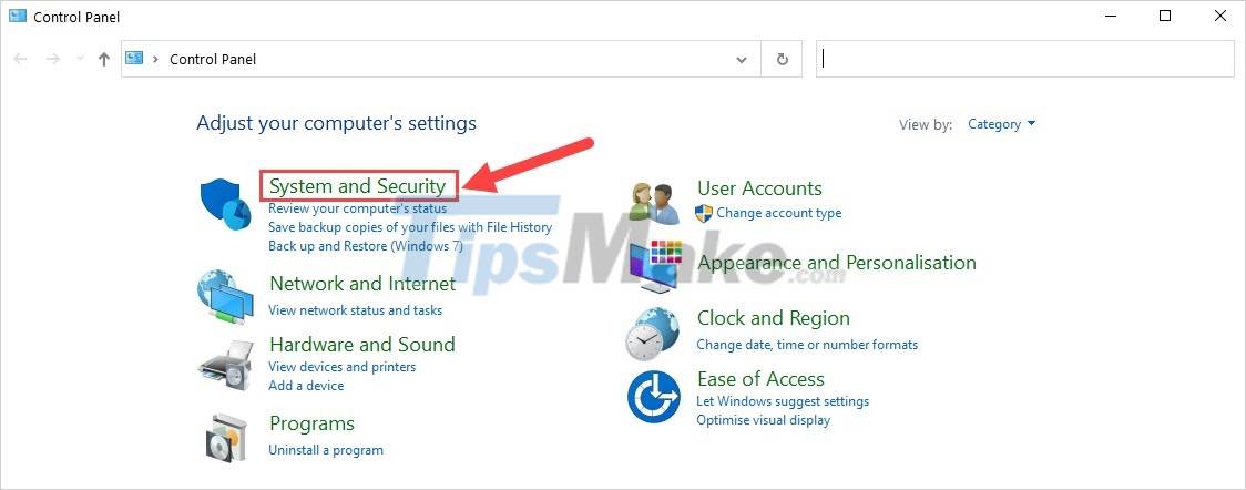 Steps to check whether the Firewall on the computer is on or off Picture 2
