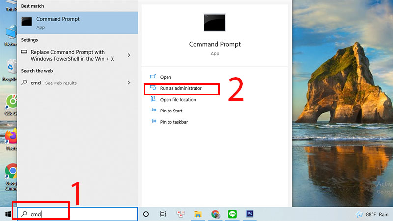 Steps to clean up a full C drive after updating Windows 10 without using software Picture 8