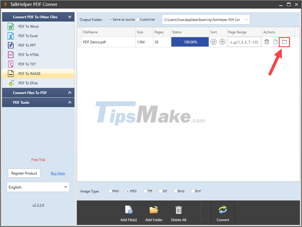 Steps to convert high quality PDF to JPG Picture 6