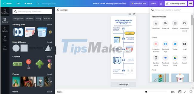 Steps to create an infographic on Canva Picture 11