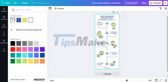 Steps to create an infographic on Canva Picture 4