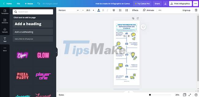Steps to create an infographic on Canva Picture 5