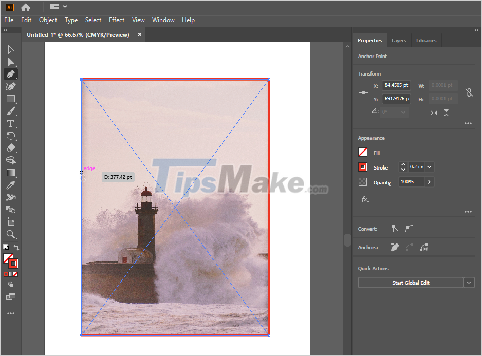 Steps to create borders for photos in Illustrator trong Picture 10
