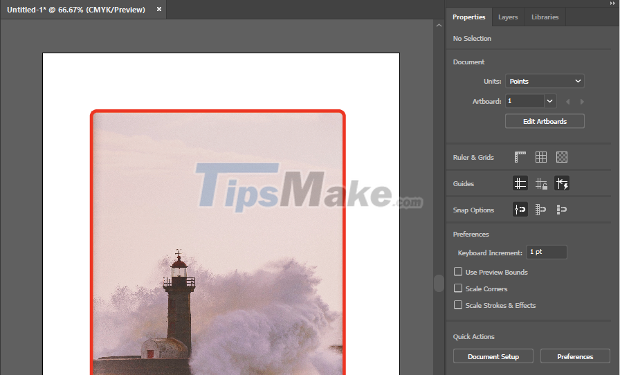 Steps to create borders for photos in Illustrator trong Picture 13