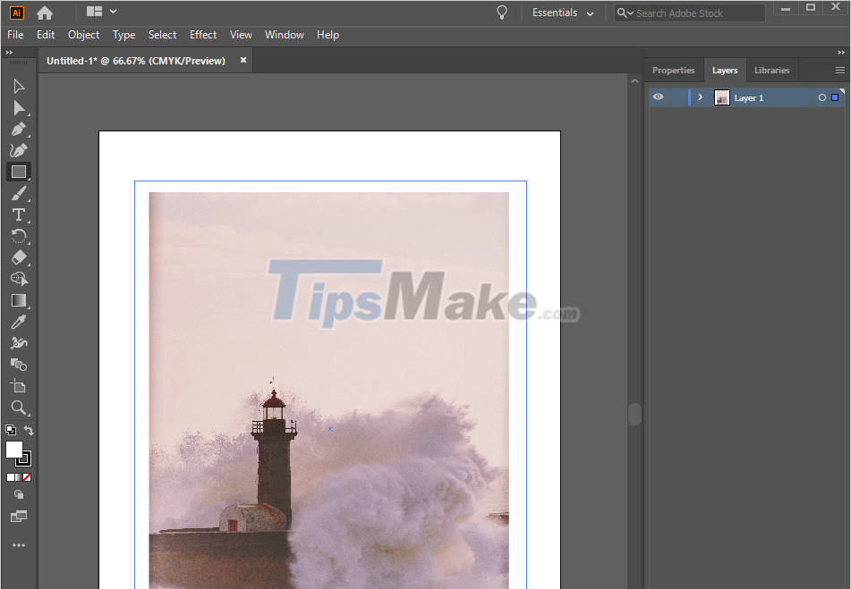 Steps to create borders for photos in Illustrator trong Picture 3