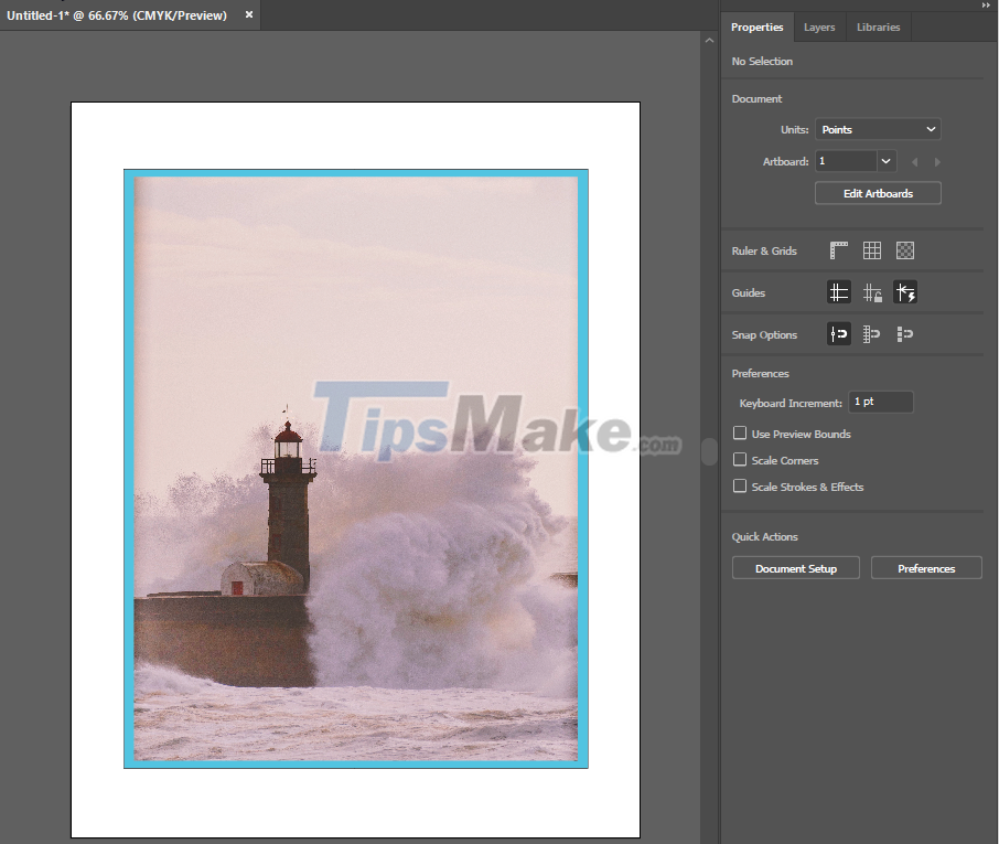 Steps to create borders for photos in Illustrator trong - TipsMake.com