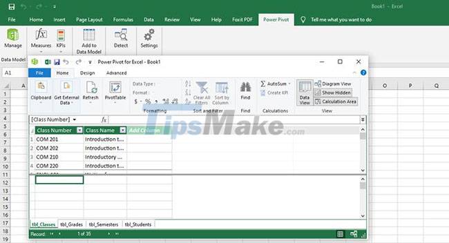 Steps to create relationships between multiple tables using Data Model ...