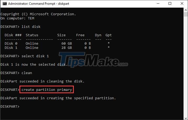 Steps to create USB Boot using Command Prompt Picture 6