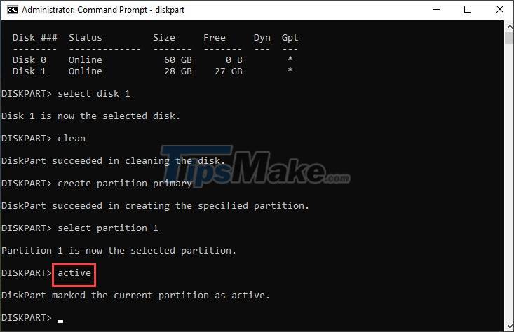 Steps to create USB Boot using Command Prompt Picture 8