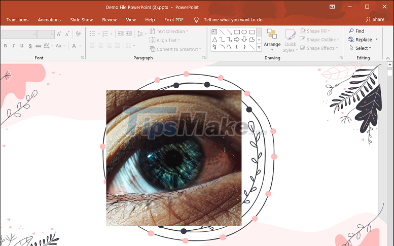 Steps to crop images in PowerPoint Picture 10