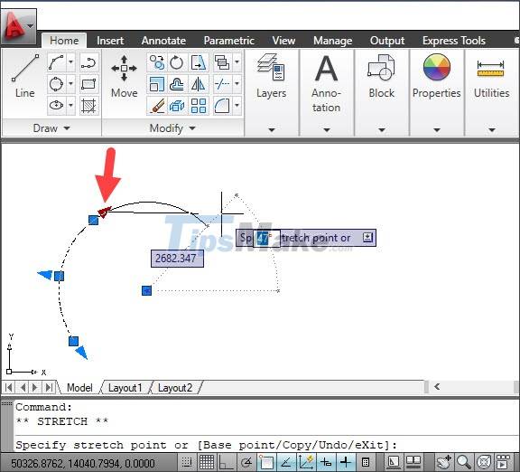 Steps to draw curves in AutoCAD Picture 17