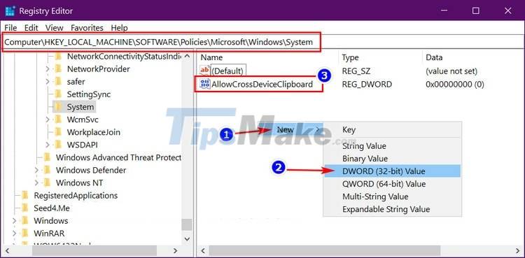 Steps to enable Clipboard data synchronization feature on Windows 10 Picture 8