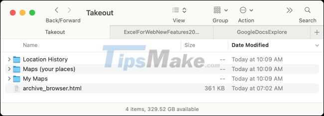 Steps to export and download Google Maps data Picture 13