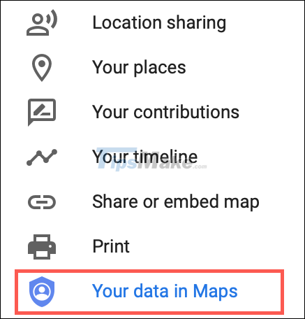 Steps to export and download Google Maps data - TipsMake.com