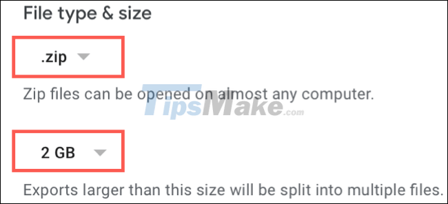Steps to export and download Google Maps data Picture 8