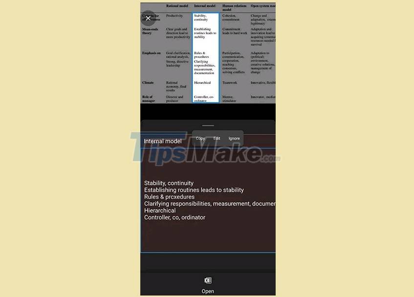 Steps to export data from photos to MS Excel sheet on Android Picture 7