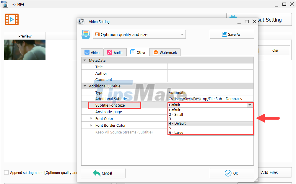 Steps to export videos in Aegisub using Format Factory Picture 7
