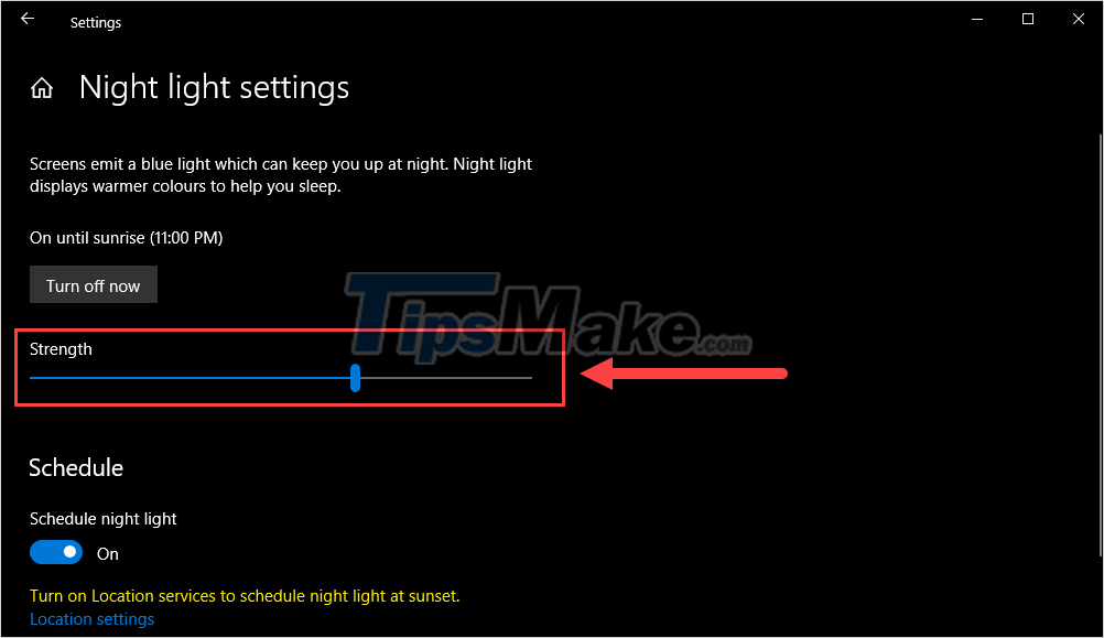 Steps to filter blue light on PC, Laptop to protect eyes Picture 5