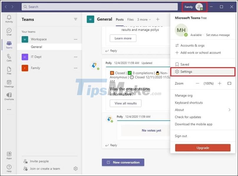 Steps to fix camera not working on Microsoft Teams Picture 1