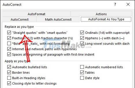 Steps to fix double quotes in Word Picture 3
