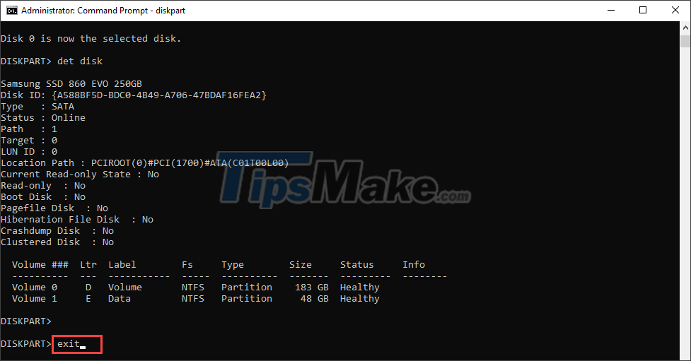 Steps to fix error 0x8004242d when creating computer hard drive partition phân Picture 7