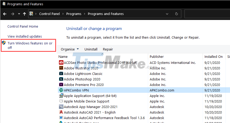 Steps to fix error 0xc0000135 when opening the application Picture 6
