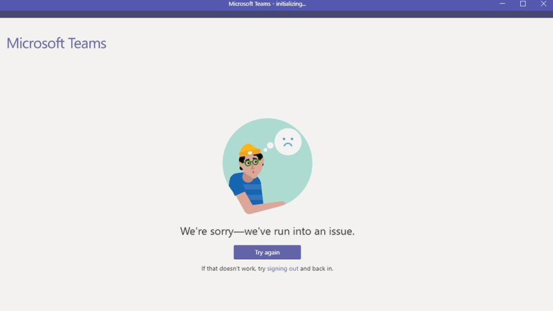 Steps to fix errors when using Microsoft Teams Picture 7